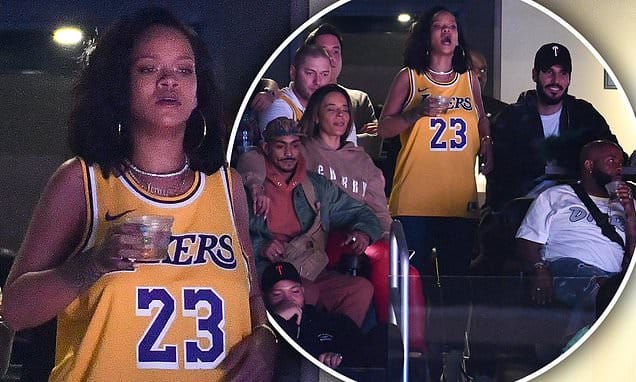 Rihanna Supporting LeBron James