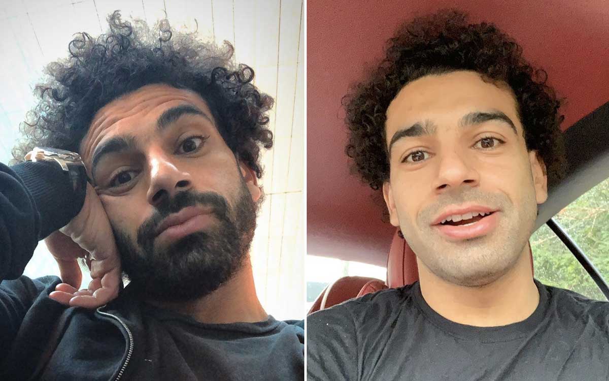 محمد صلاح يتخلى عن ذقنه