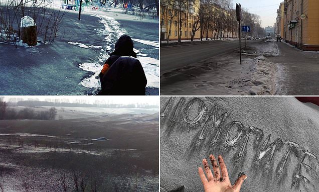 Incredible Black snow is falling in Siberia