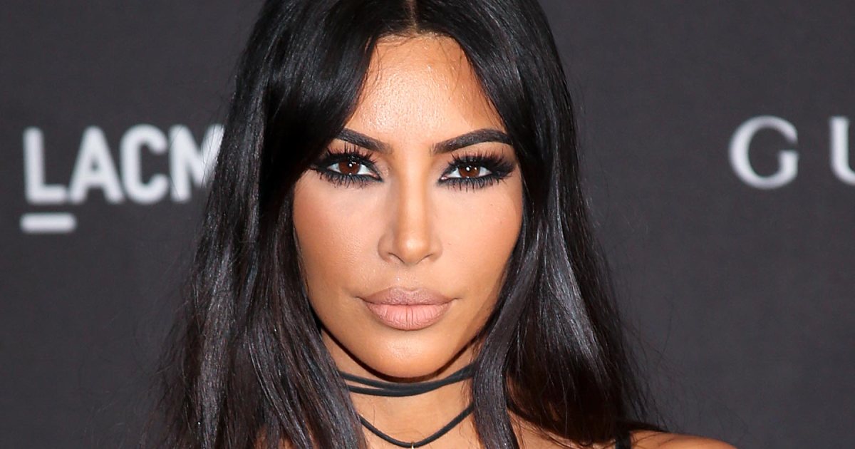 Kim Kardashian's Sparkly, Skintight, and See-Through Catsuit Is So Revealing