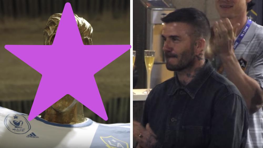 The David Beckham Statue Prank