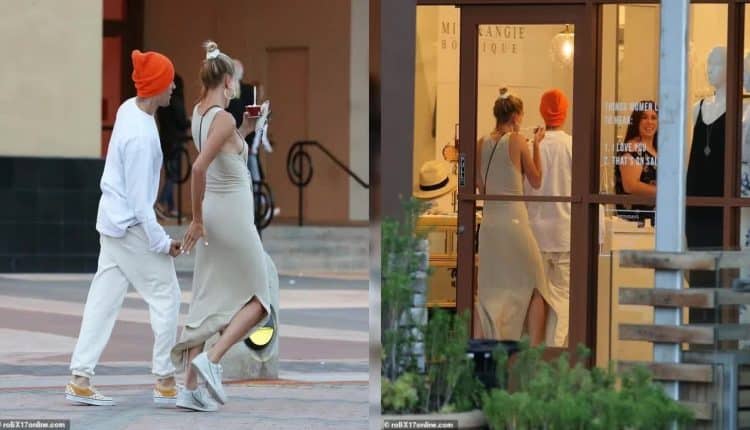 Justin Bieber And Hailey Baldwin Play-Fighting During Date Night A