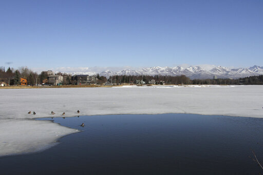 High March temperatures shortened Alaska's winter weather