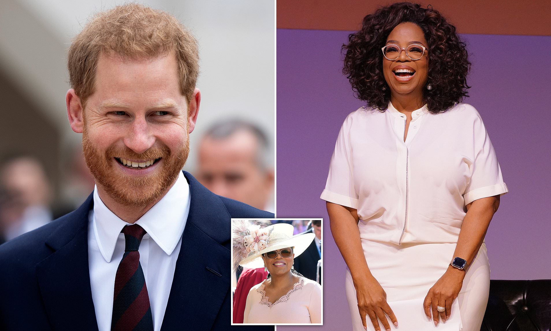 Prince Harry reveals he has partnered with Oprah on an 'enlightening' mental health documentary that the pair has been working on for 'several months' during 'secret meetings in London'