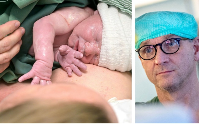 Swedish woman gives birth to a healthy boy after becoming the world's FIRST to get pregnant after having a womb transplant performed using a robot