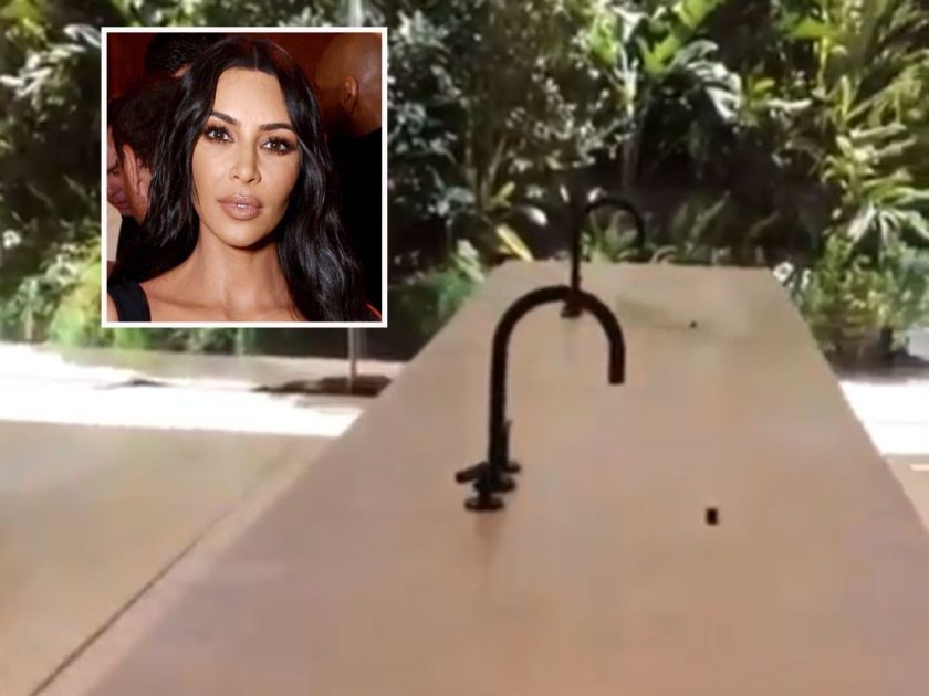 Kim Kardashian West explains the INSANE sinks Kanye designed for their bathroom