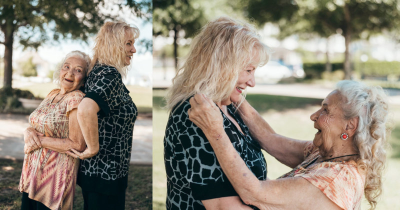 When a 90-Year-Old Grandma Meets Her 70-Year-Old Daughter