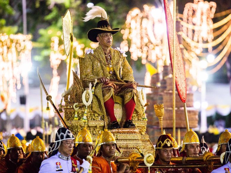 Thailand ushers in new king with elaborate coronation