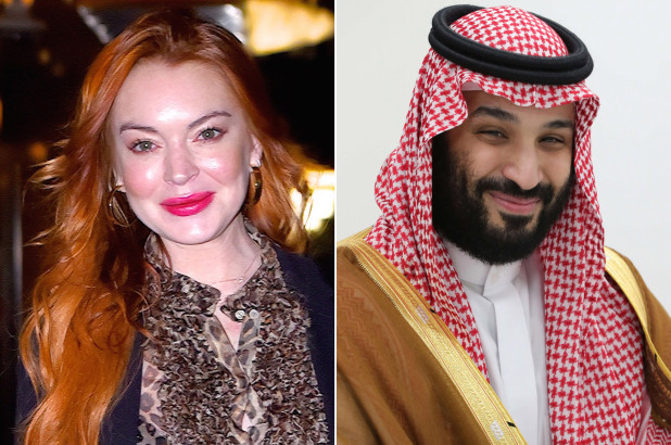 Lindsay Lohan is 'getting close' to Saudi Crown Prince Mohammad bin Salman, who has 'given her a credit card and flown her around on his private jet'