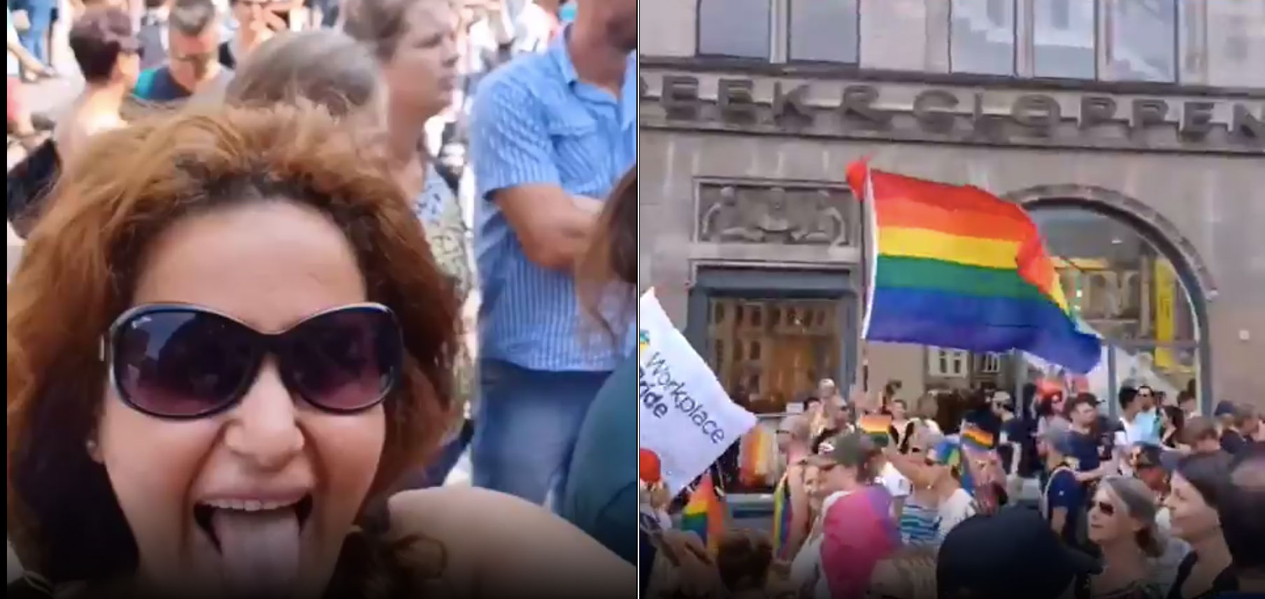 سما المصري تشارك في مسيرة للمثليين
