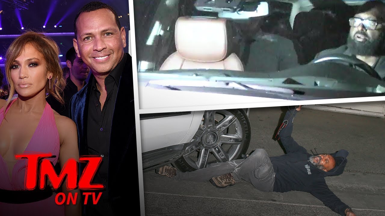 A-Rod and J Lo's Driver Hits Paparazzi, He Files Police Report