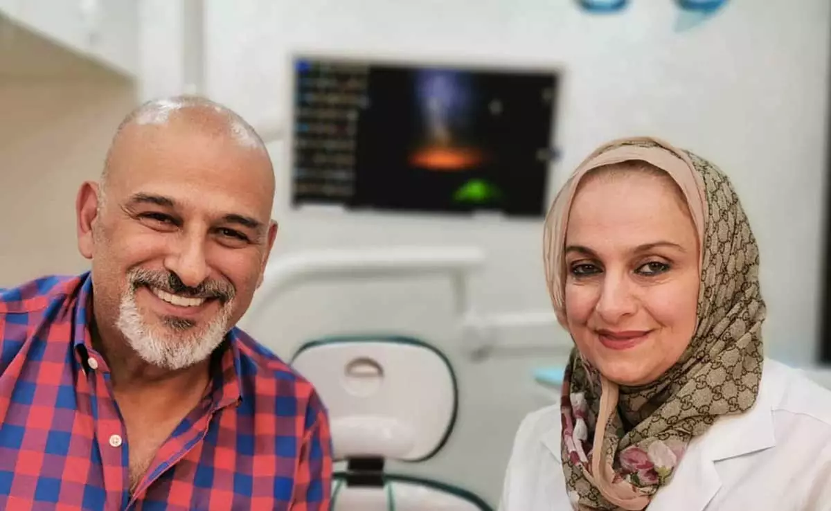 جمال سليمان مع الدكتورة أروى عطاالله