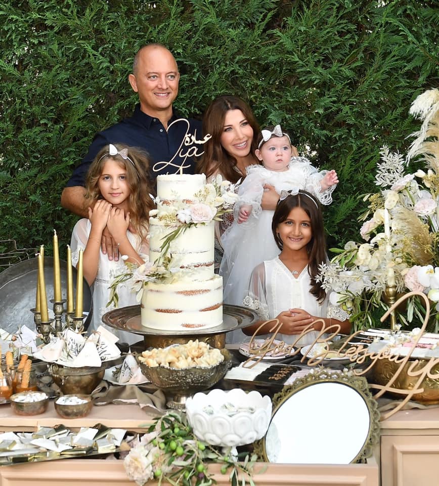 nancy ajram family baptism