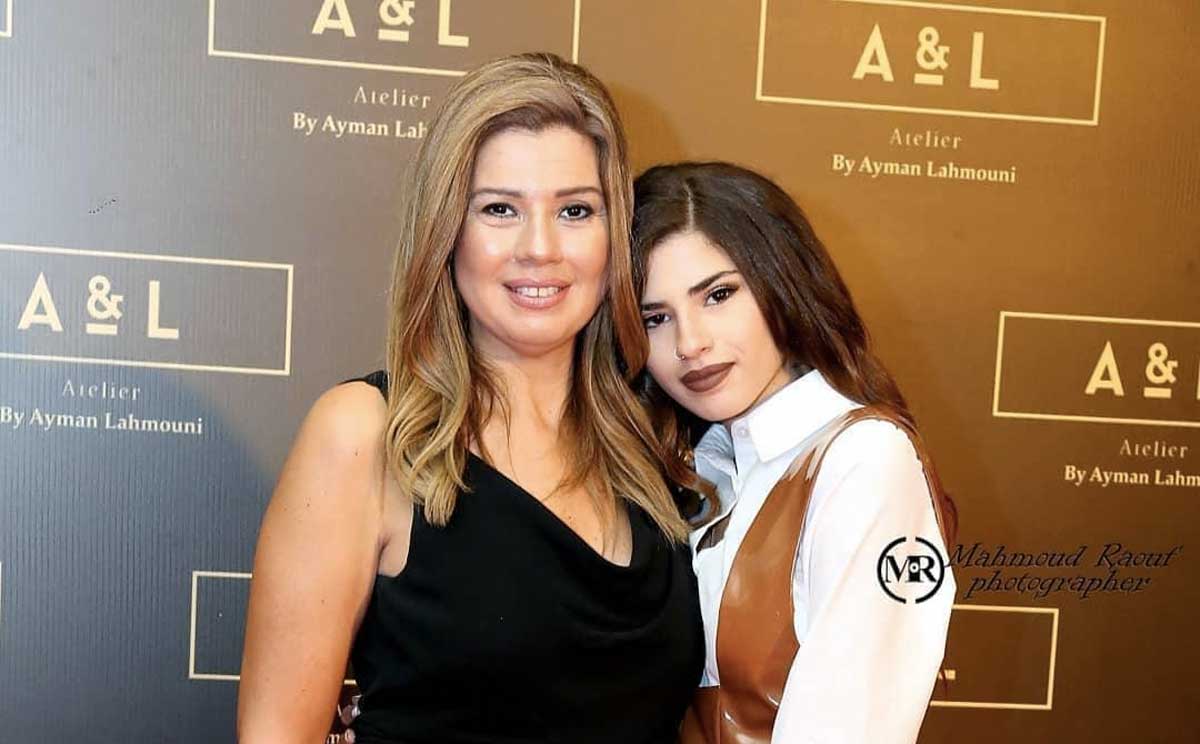 رانيا فريد شوقي مع ابنتها ملك عوض