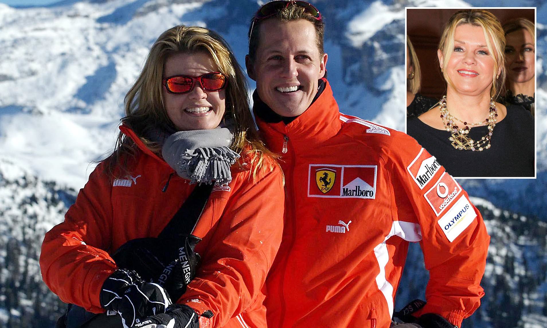 Michael Schumacher's wife Corinna insists he is in the 'best of hands' and asked for state of his health to be 'secret' after former manager accused her of hiding the truth about his condition