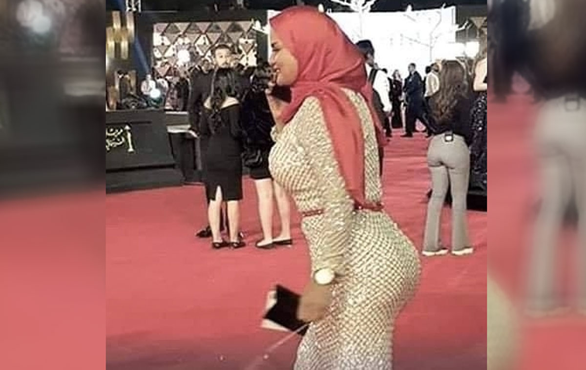 سما المصري بالحجاب في مهرجان القاهرة السينمائي