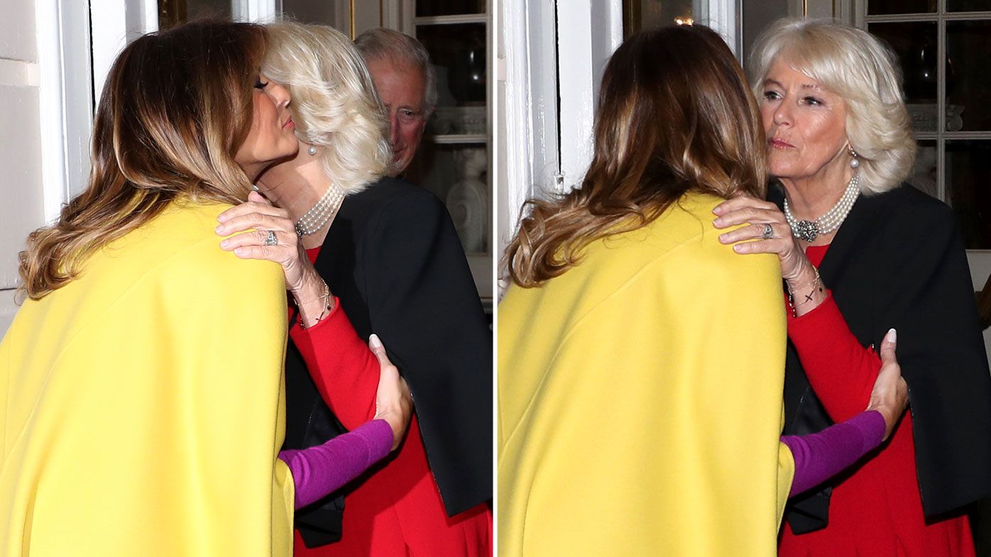 Caught on camera: Camilla humiliated by Melania Trump