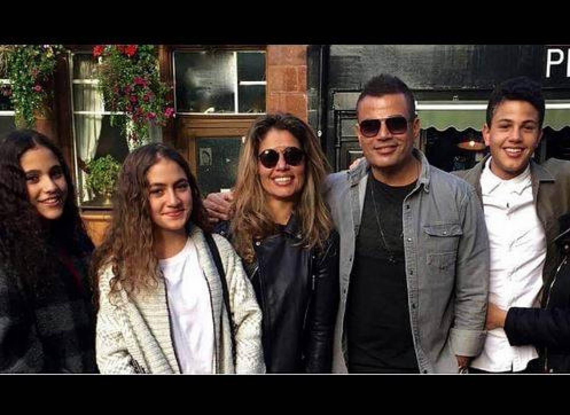 amr diab family