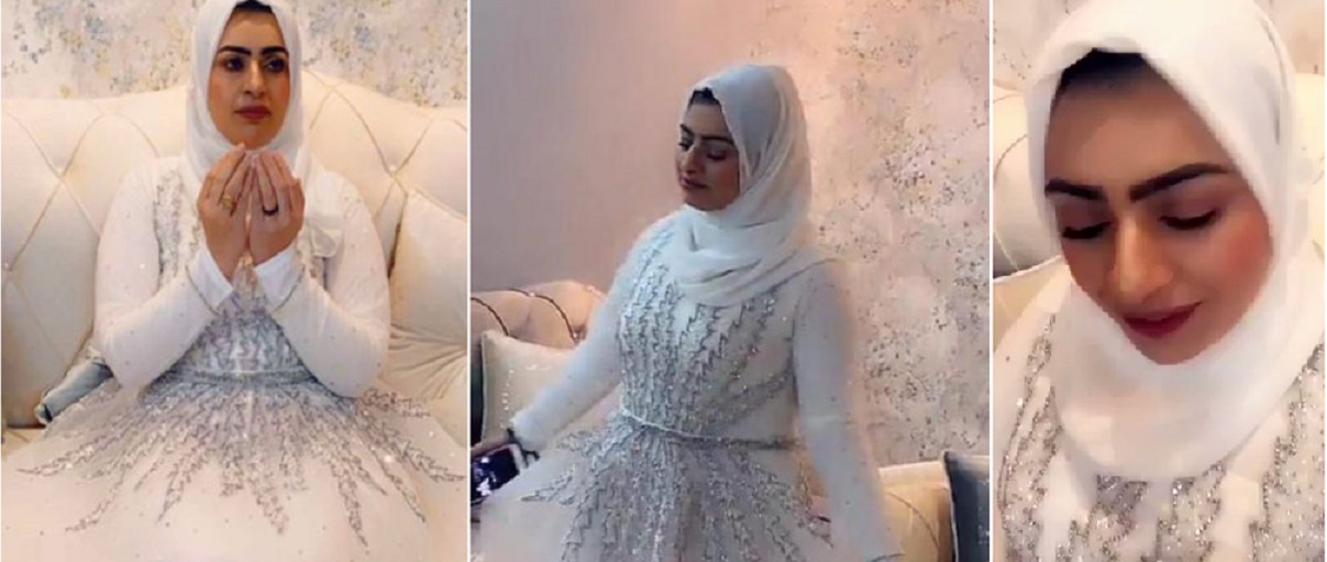 السعودية أميرة الناصر تحتفل بطلاقها بفستان الزفاف.. شاهدوا كيف ردت على منتقديها!