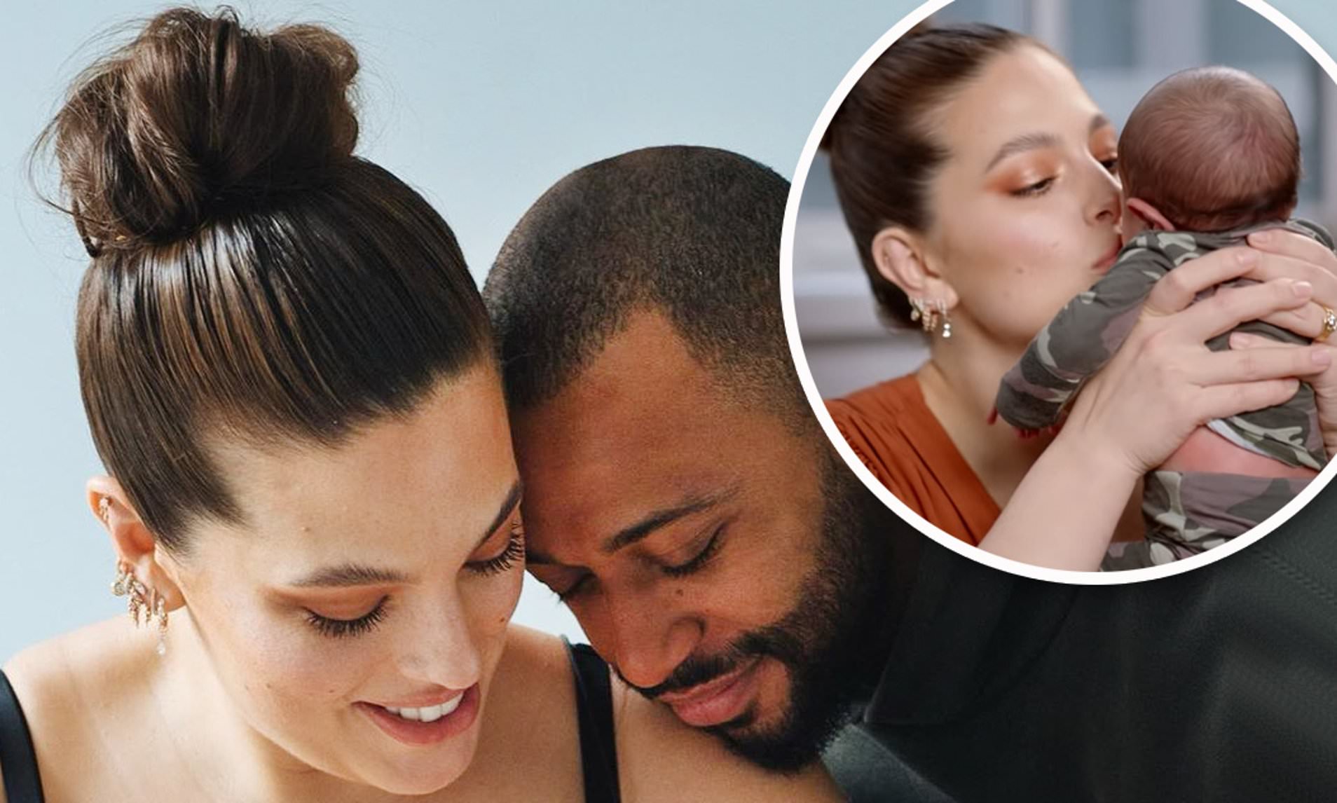 Ashley Graham posts adorable breastfeeding photo with son