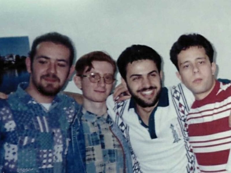 مصطفى الخاني مع تيم حسن بصورة من 23 سنة