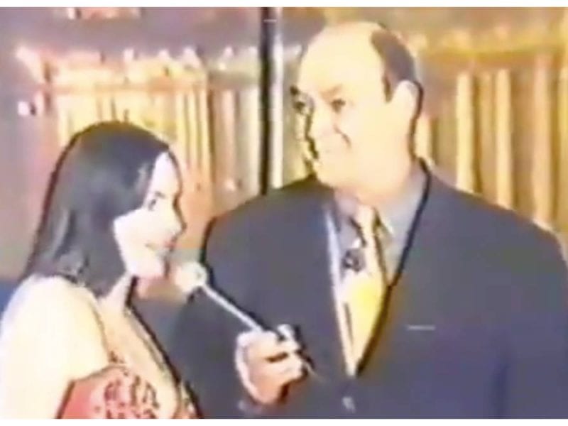 عمرو اديب مع الراقصة كاميليا