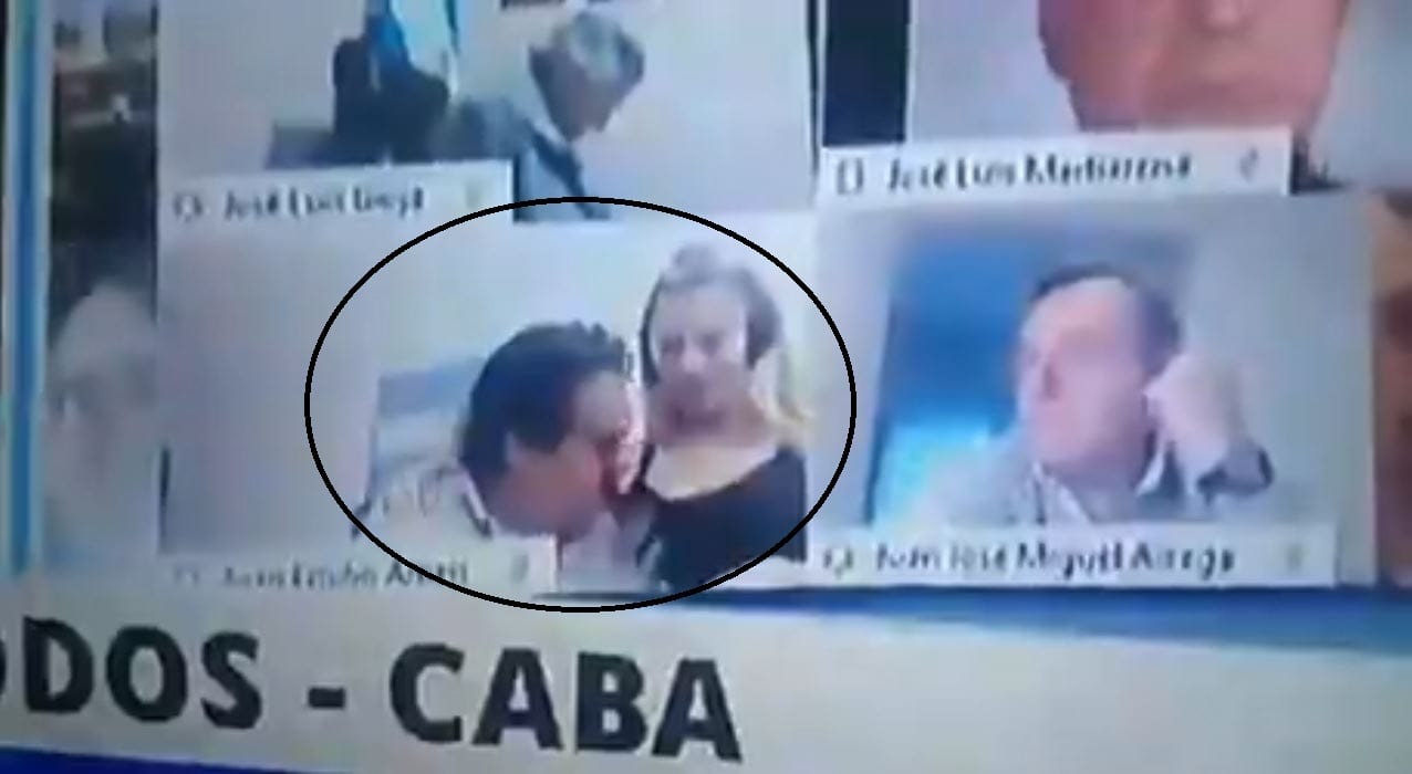 Argentina Lawmaker Kisses Partner's Breast During Videoconference