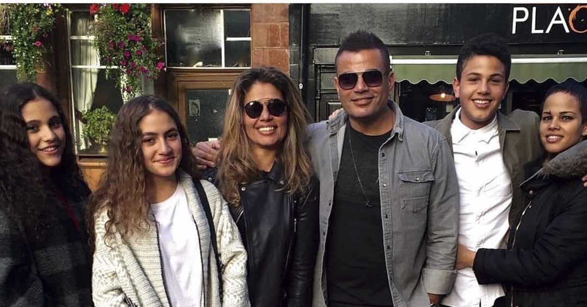 amr diab familyy