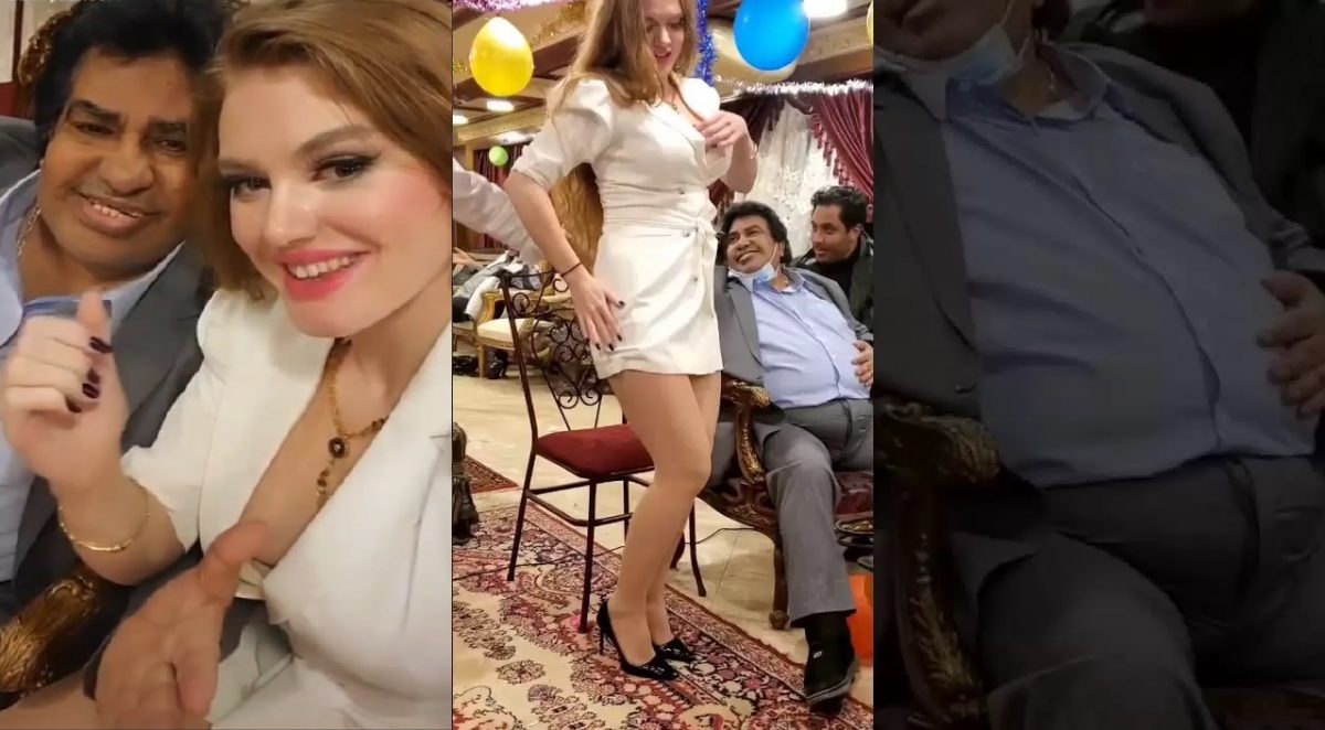 ديانا في وصلة رقص امام احمد عدوية