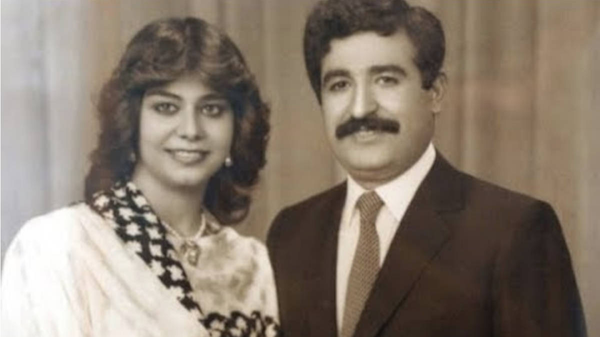 رغد صدام حسين وزوجها حسين كامل