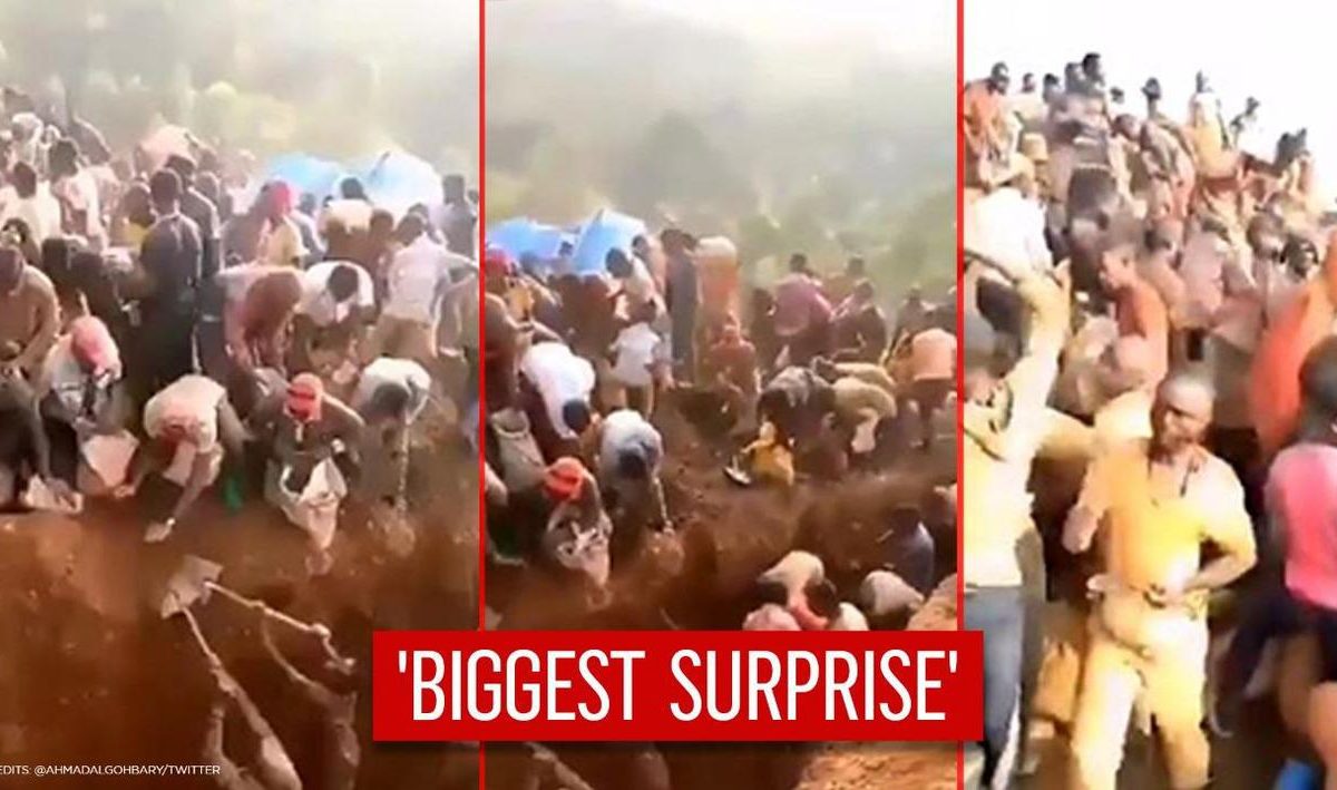 A video from the Republic of the Congo documents the biggest surprise for some villagers in this country, as an entire mountain filled with gold was discovered!