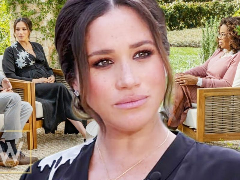 Touched Meghan Markle sits in silence in clips from tell-all Oprah interview | ET Weekly