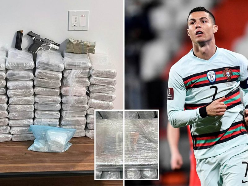 Police seize drugs with Cristiano Ronaldo