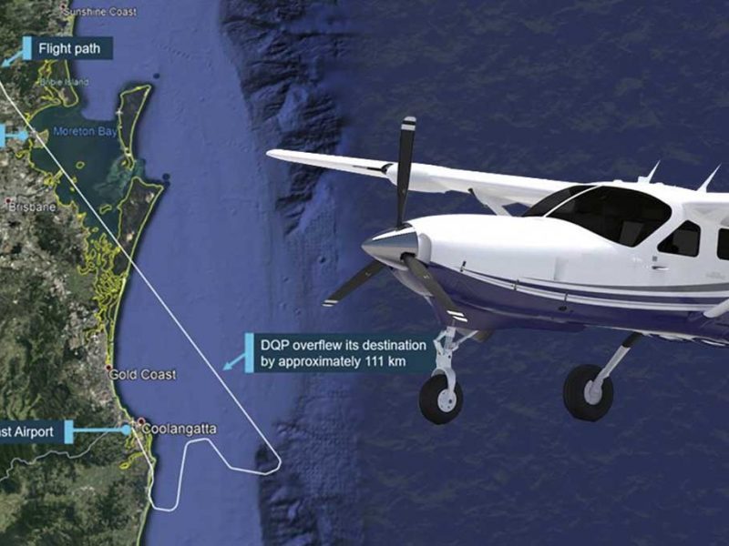 ATSB investigation finds Australian pilot was asleep at the controls for 40 minutes