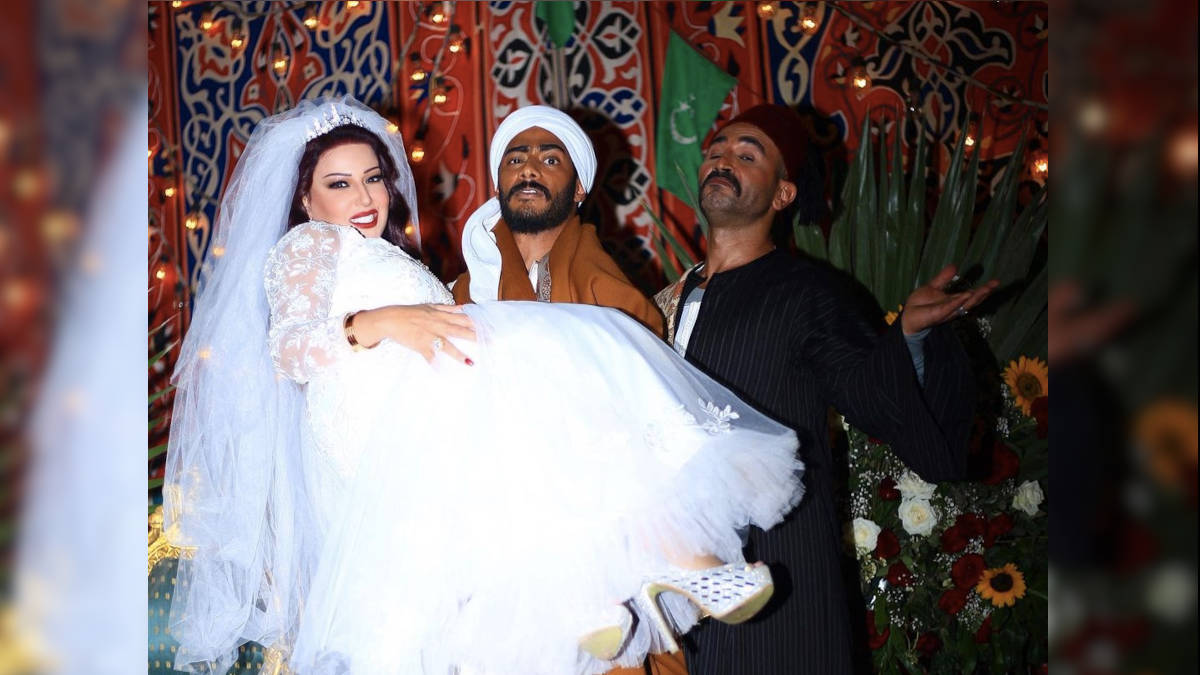 زفاف محمد رمضان وسمية الخشاب في مسلسل موسى