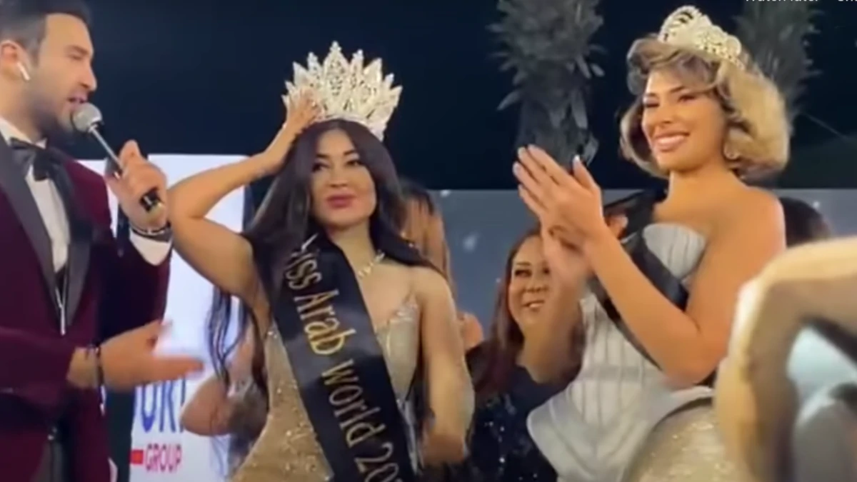 العراقية مارينا العبيدي ملكة جمال العرب