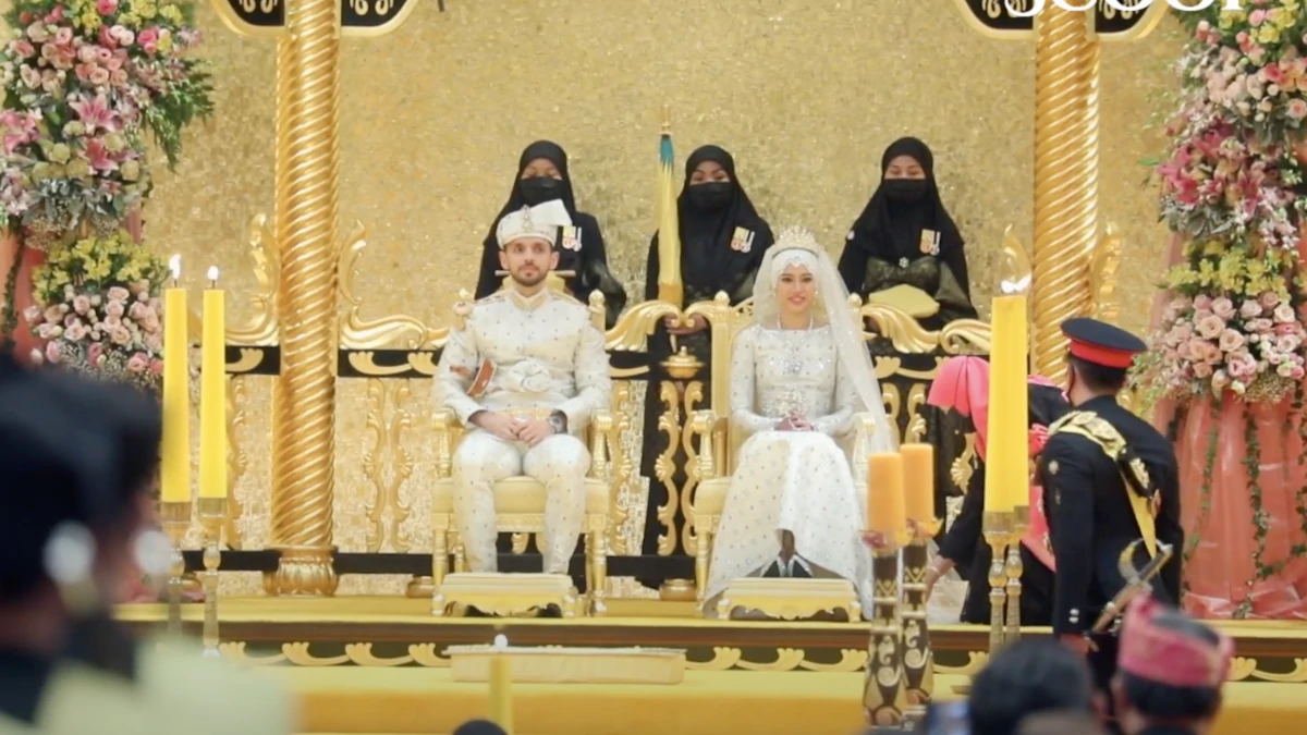 زفاف الاميرة فضيلة ابنة سلطان بروناي