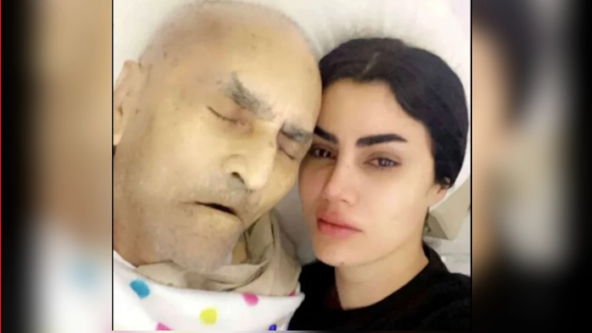 كادي القيسي ووالدها