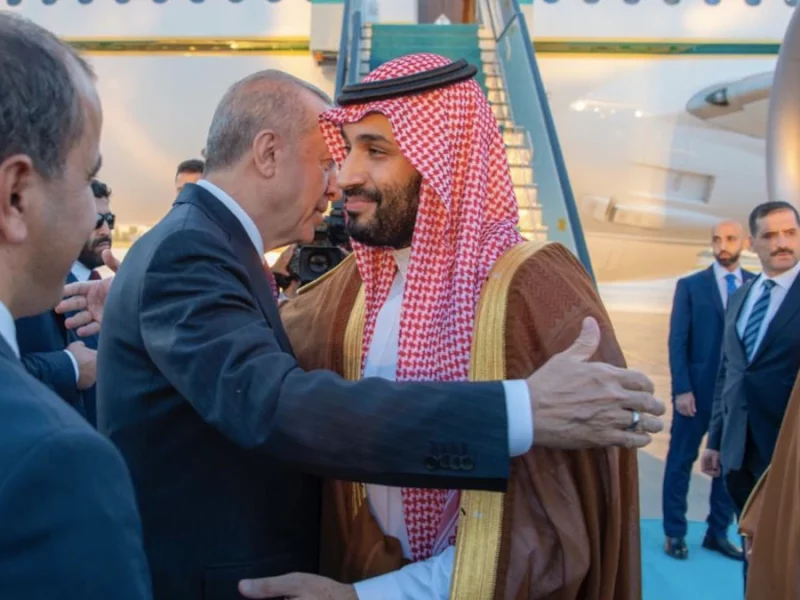 محمد بن سلمان ورجب طيب اردوغان