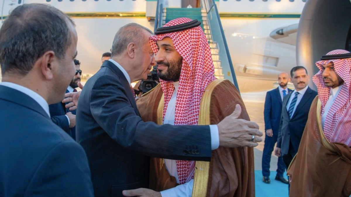 محمد بن سلمان ورجب طيب اردوغان